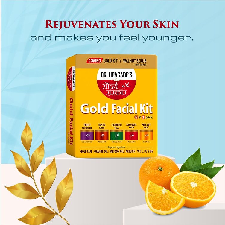 Gold Facial Gel Kit 135g